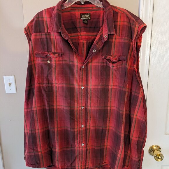 C.E. Schmidt Sleeveless Work Shirt Sz 4X - Picture 1 of 4